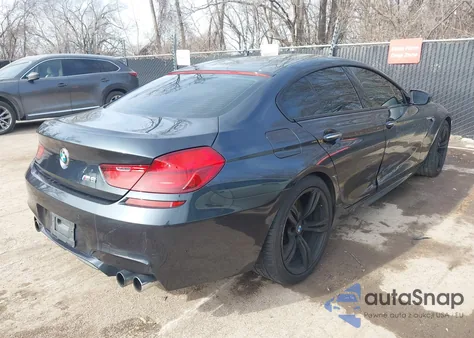 2017 BMW M6 Gran Coupe z USA, uszkodzony, nr VIN WBS6E9C3XHG437540